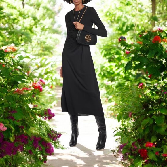 TORY BURCH MIDI DRESS SIZE S/M NEW - Picture 1 of 9